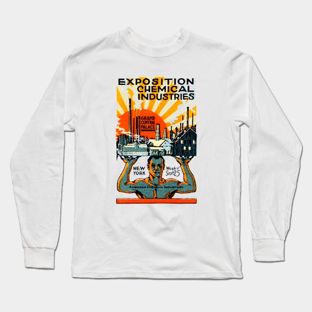 1917 New York City Chemical Expo Long Sleeve T-Shirt by historicimage